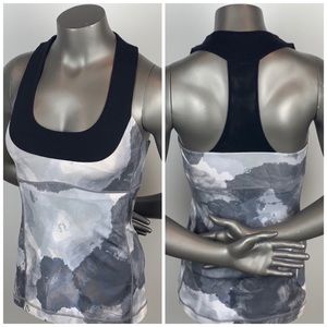 Lululemon | Black & White Canvas Scoop Neck Tank 4